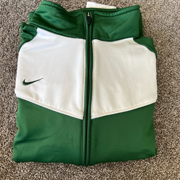 Vintage Nike Dri-Fit Team Sport Full Zip Jacket Size L (14-16) Red/Black Label - Picture 12 of 13